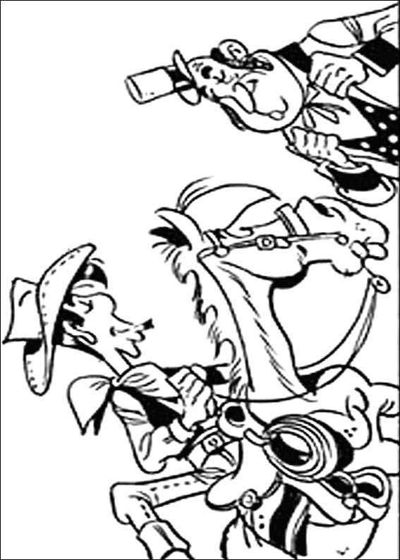 Disegni Lucky Luke